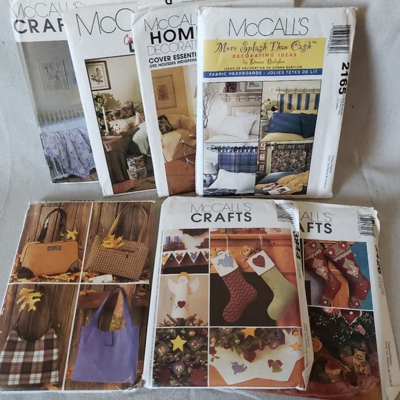 McCall's Other - Vintage McCalls Sewing Pattern Bundle Home Decor